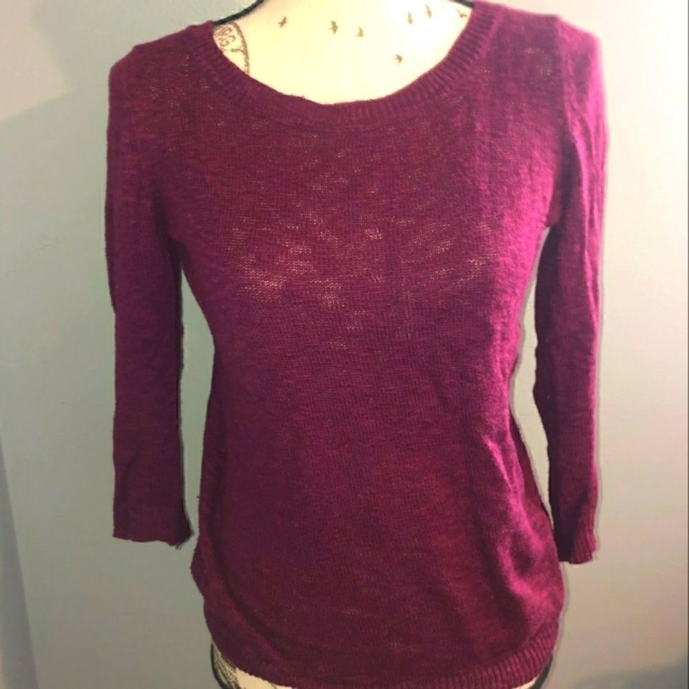 Plum Sweater-EUC-Small  